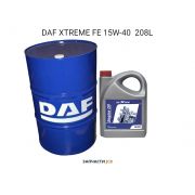 Моторное масло DAF XTREME FE 15W-40  208L