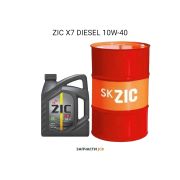 Масло моторное ZIC X7 Diesel 10W-40 - 1L (250 рублей за 1 литр)