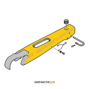 Планка безопасности SAFETY BAR Komatsu 42N-70-11323, 42N7011323