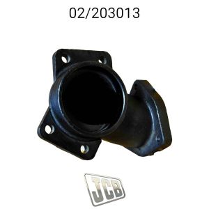 Переходник турбины и глушителя JCB 02/203013