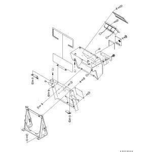 Панель в сборе KOMATSU 7831-63-7000