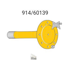 Полуось JCB 914/60139, 332/W3896, 914-60139, 332-W3896, 91460139, 332W3896