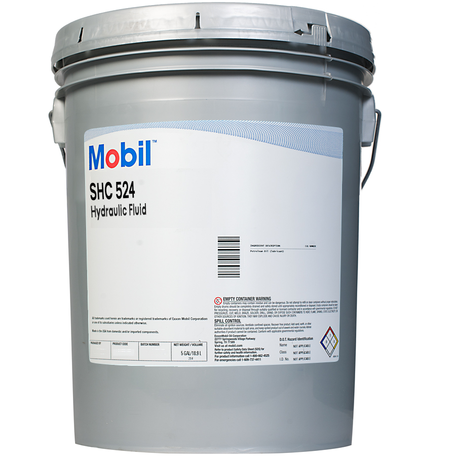 Гидравлическое масло MOBIL SHC 524 - 20L  (250-руб за 1-литр)