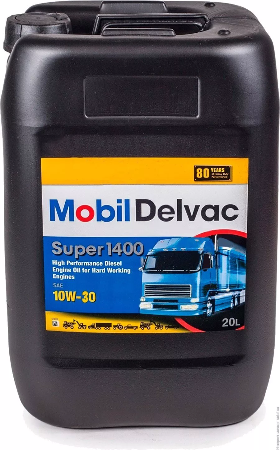 Масло моторное MOBIL Delvac Super 1400 10W-30 - 20L (152715) (250-руб за 1-литр)