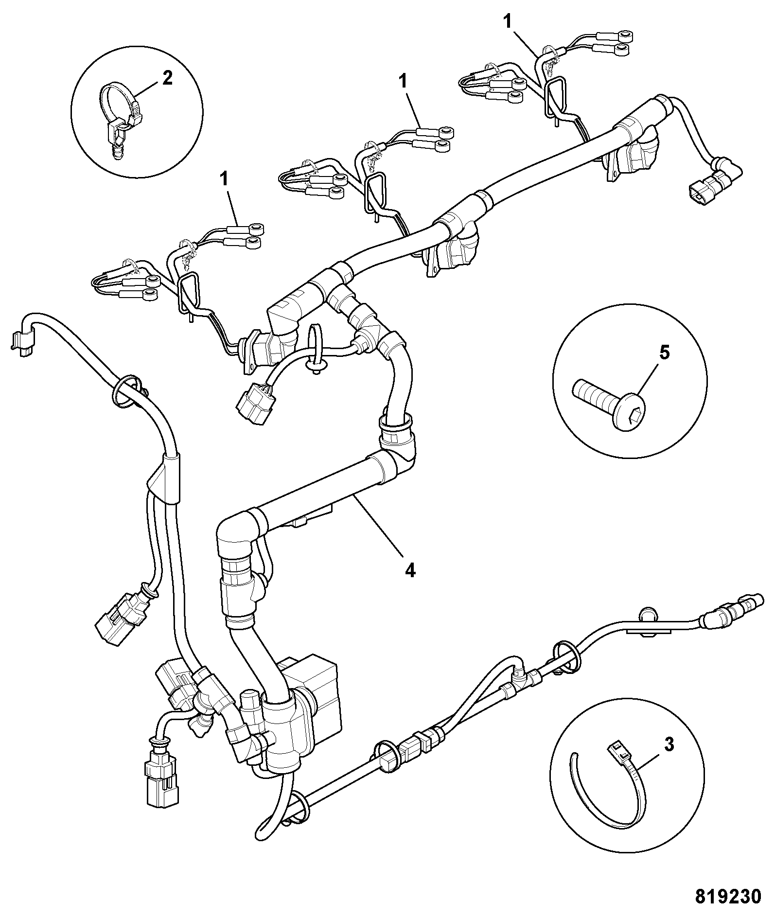 Жгут проводов JCB 721/12216