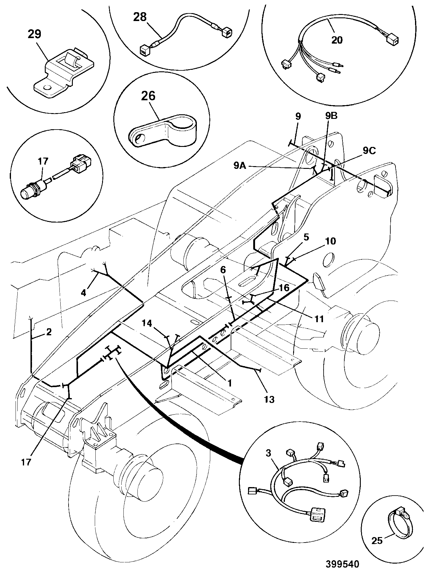 Жгут проводов JCB 721/00903