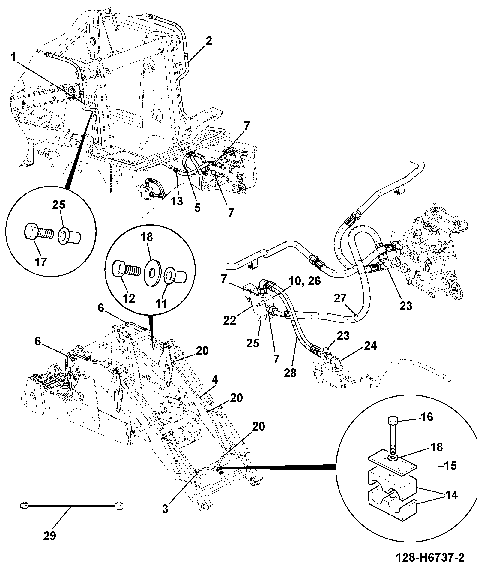 Жгут проводов JCB 721/G9534