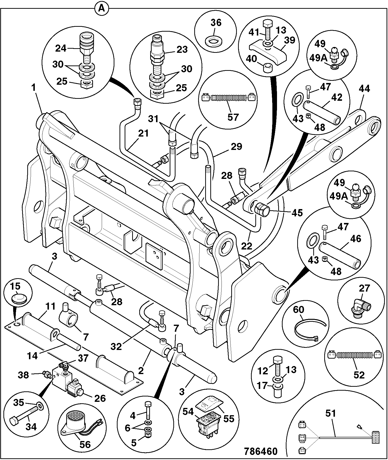 Жгут проводов JCB 721/11702