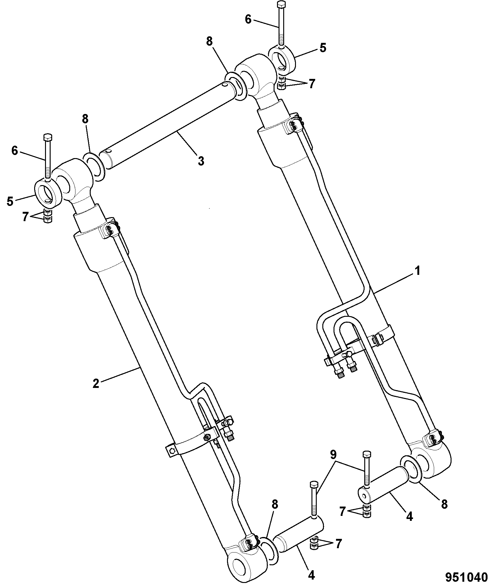 Палец JCB KNV0488