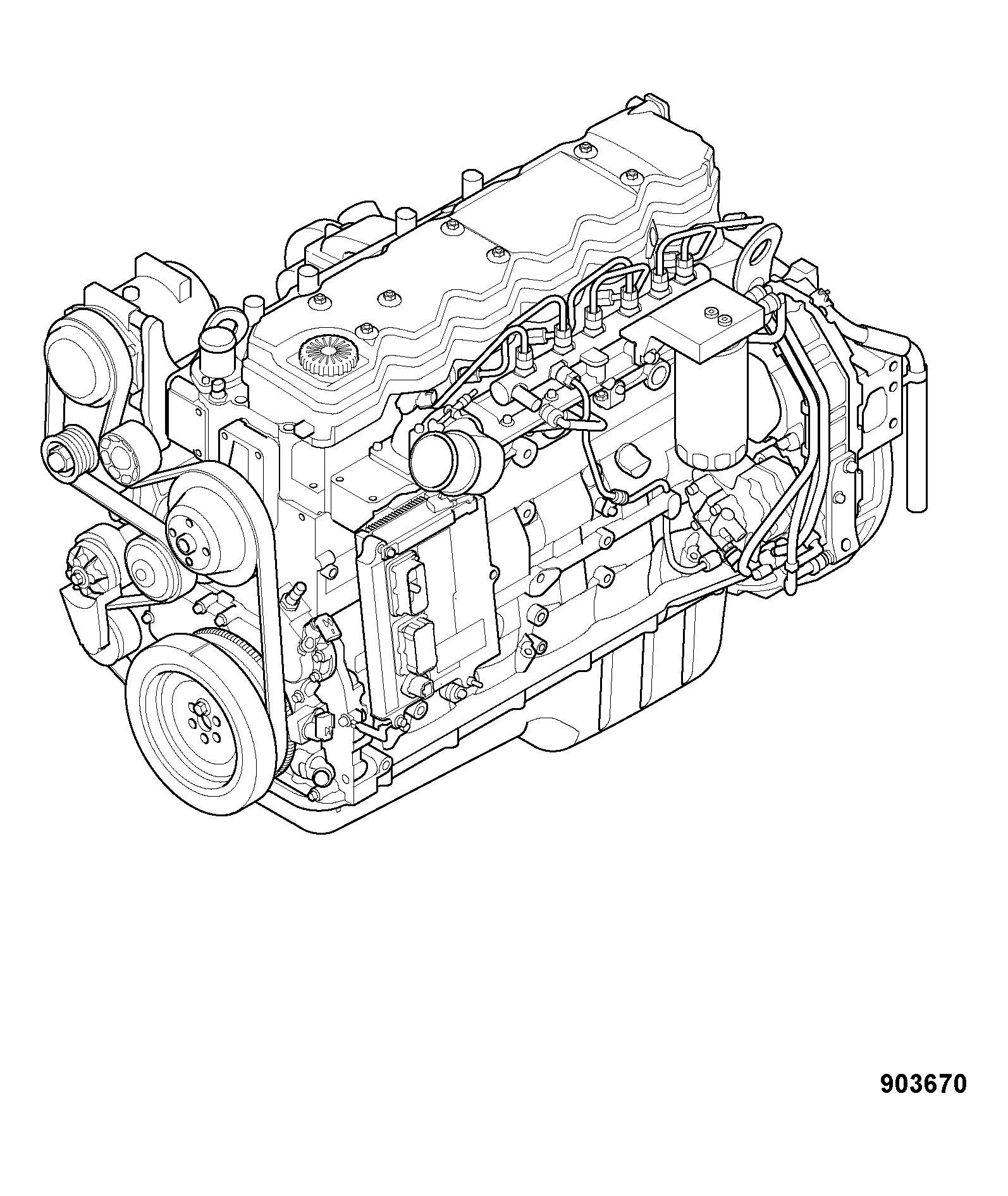 Двигатель Cummins 5.9L 150BHP T2 JCB 333/T2207