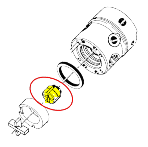 Ротор дизельного насоса JCB 7182-245