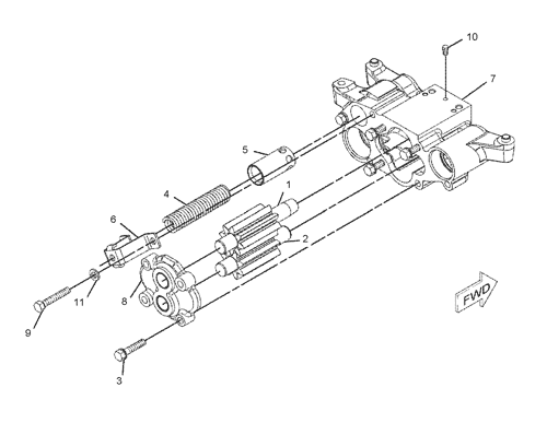 Масляный насос CAT 161-4113