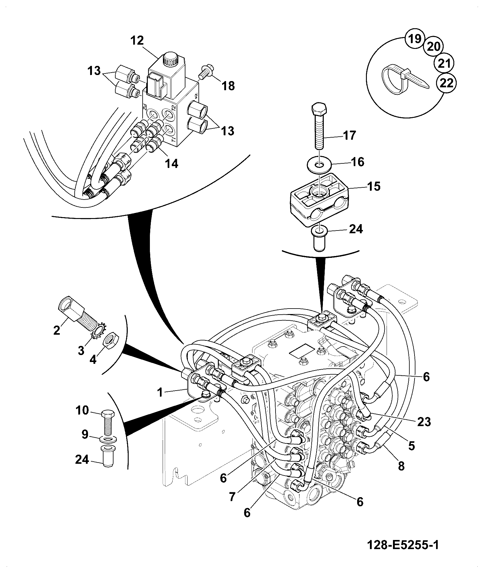 Шланг JCB 11AP/BA074