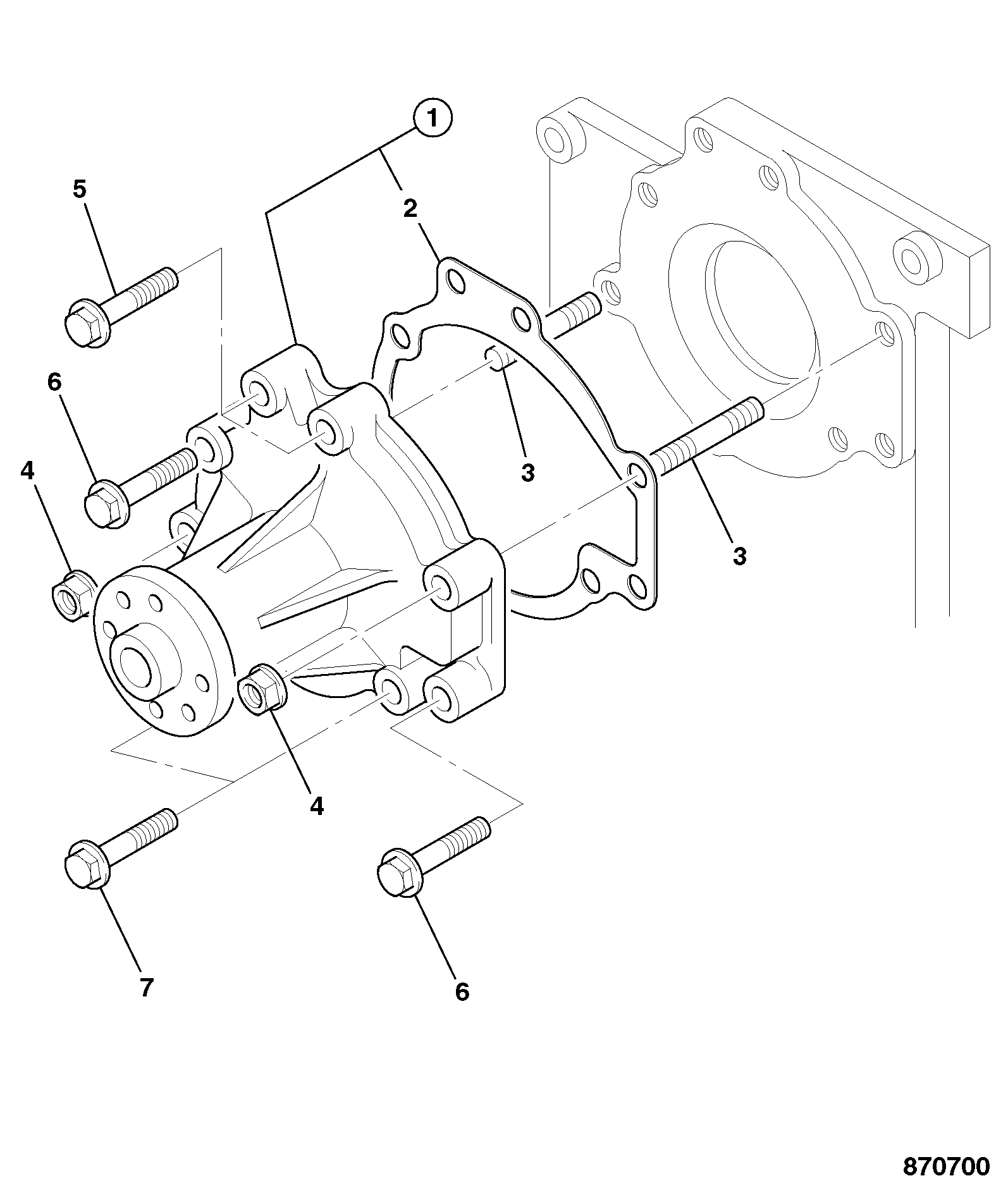 Помпа JCB 02/802310