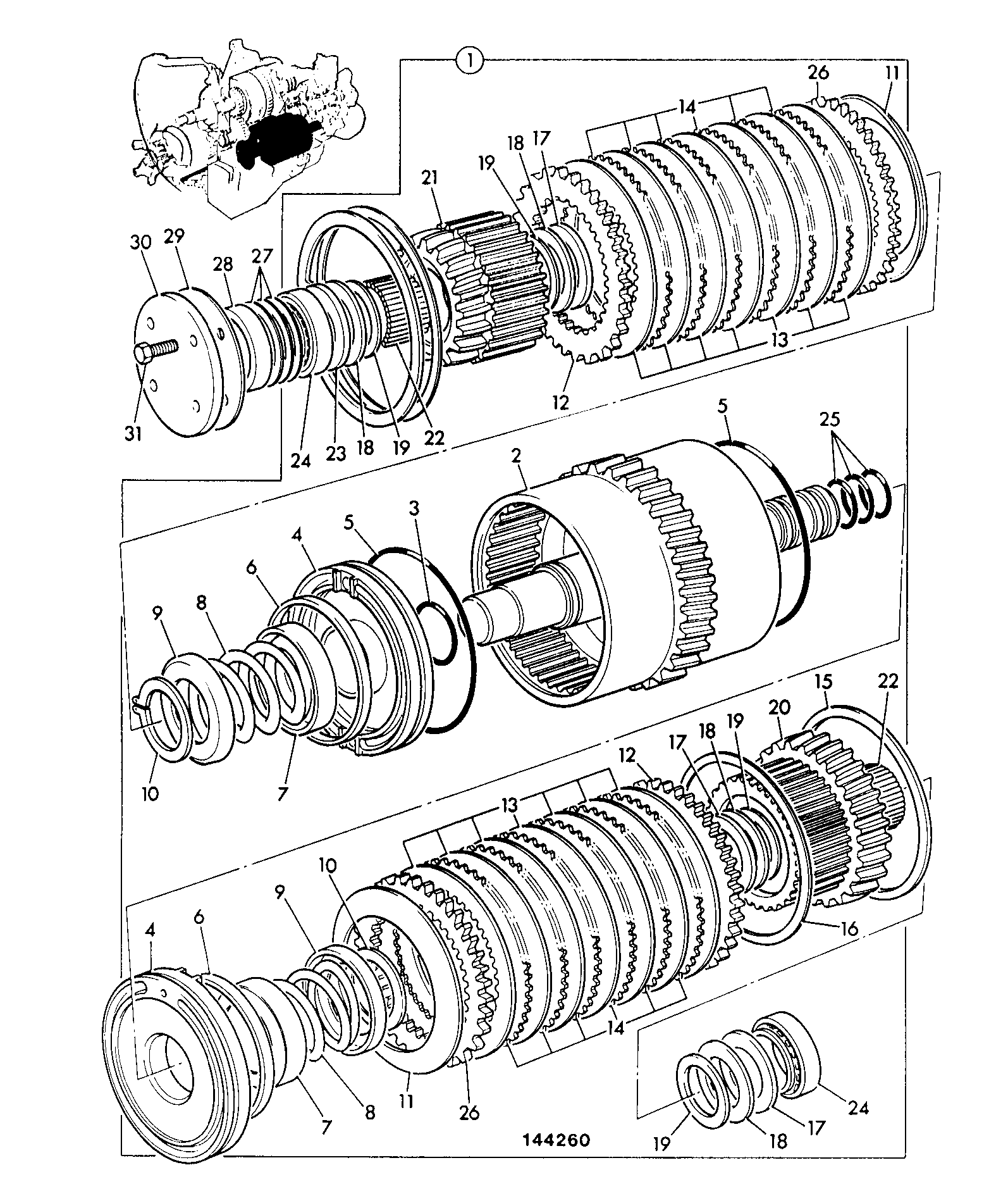 Муфта КПП JCB 445/30400