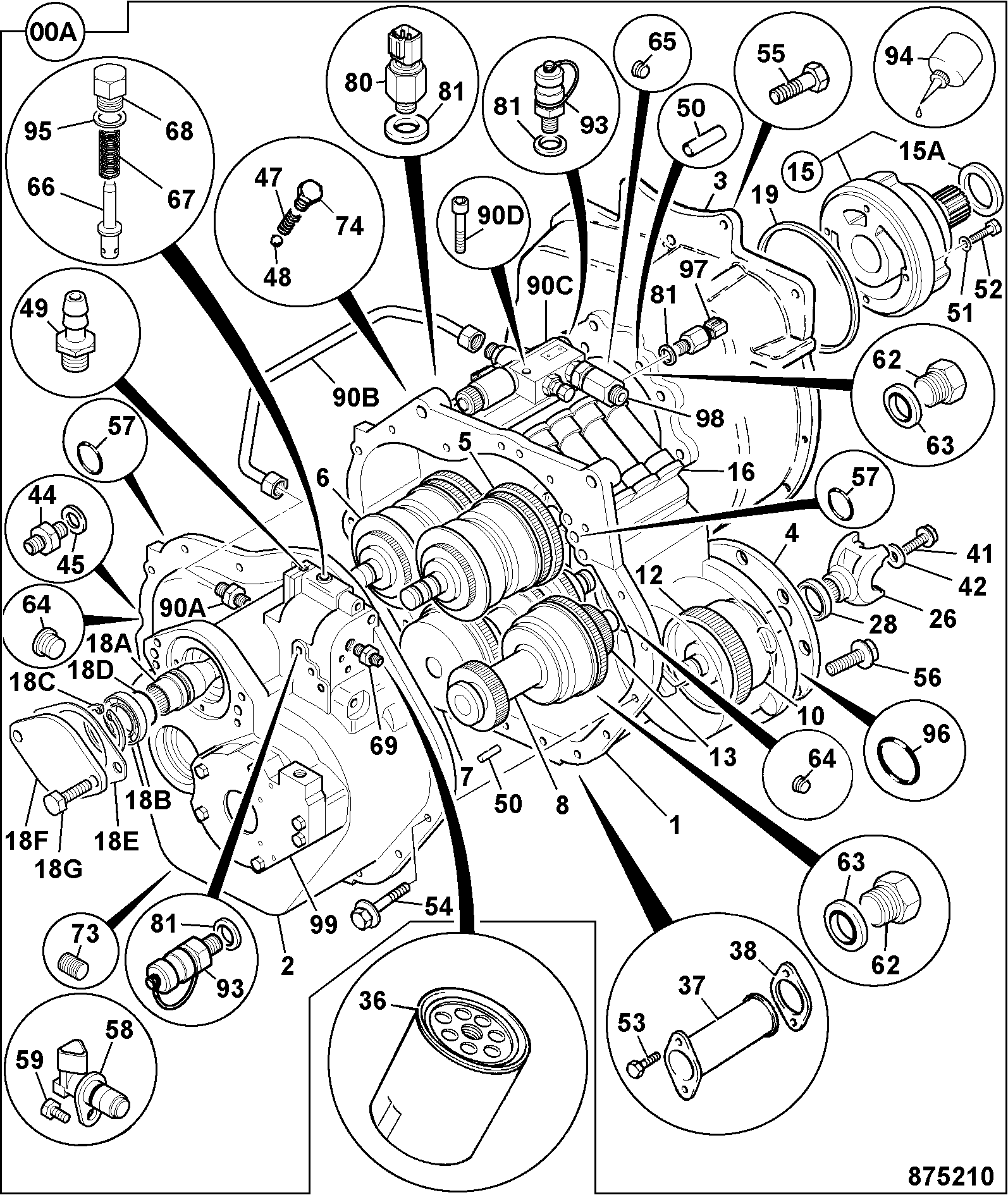 Муфта КПП JCB 459/10211