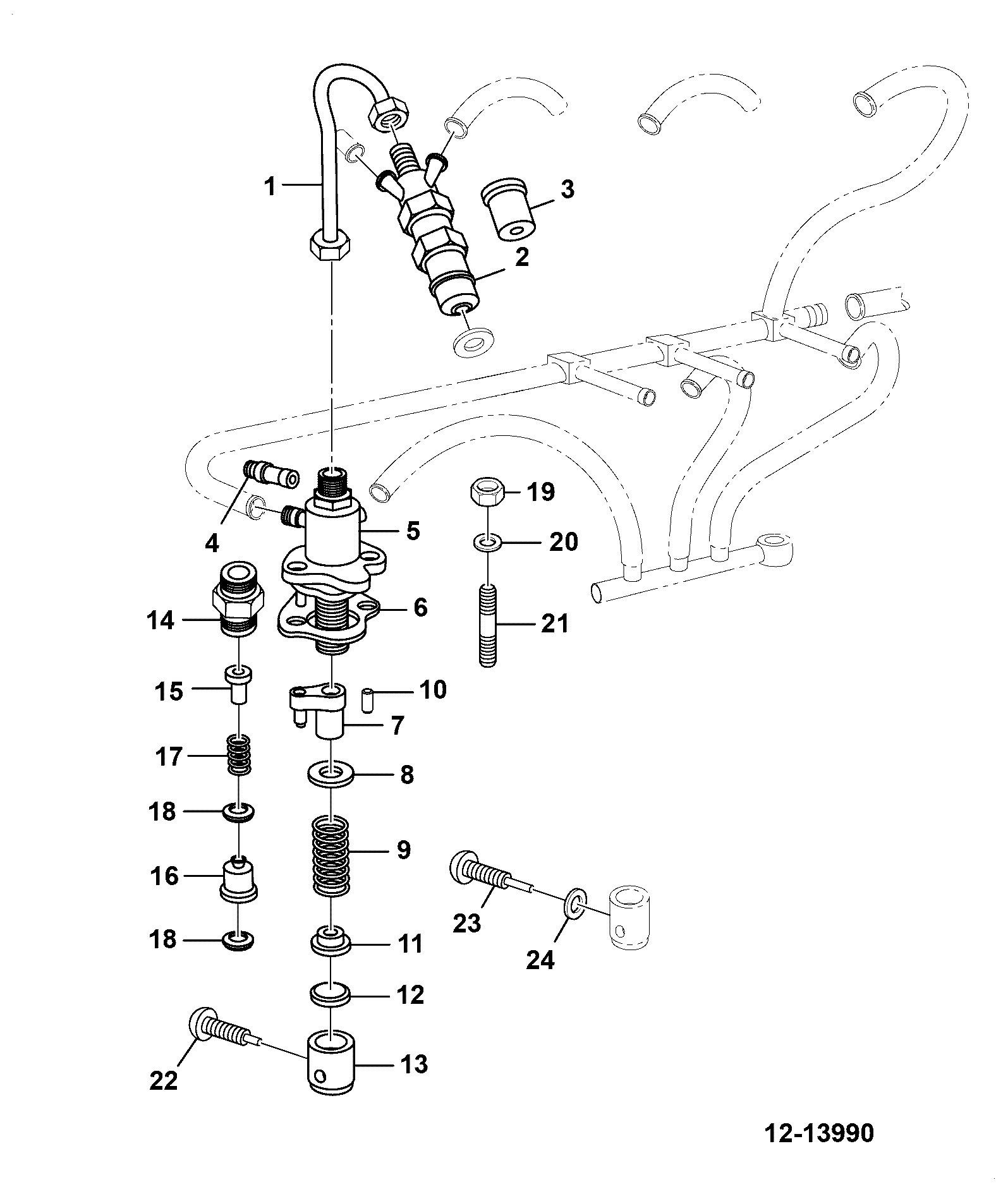 Форсунка JCB 333/C0455