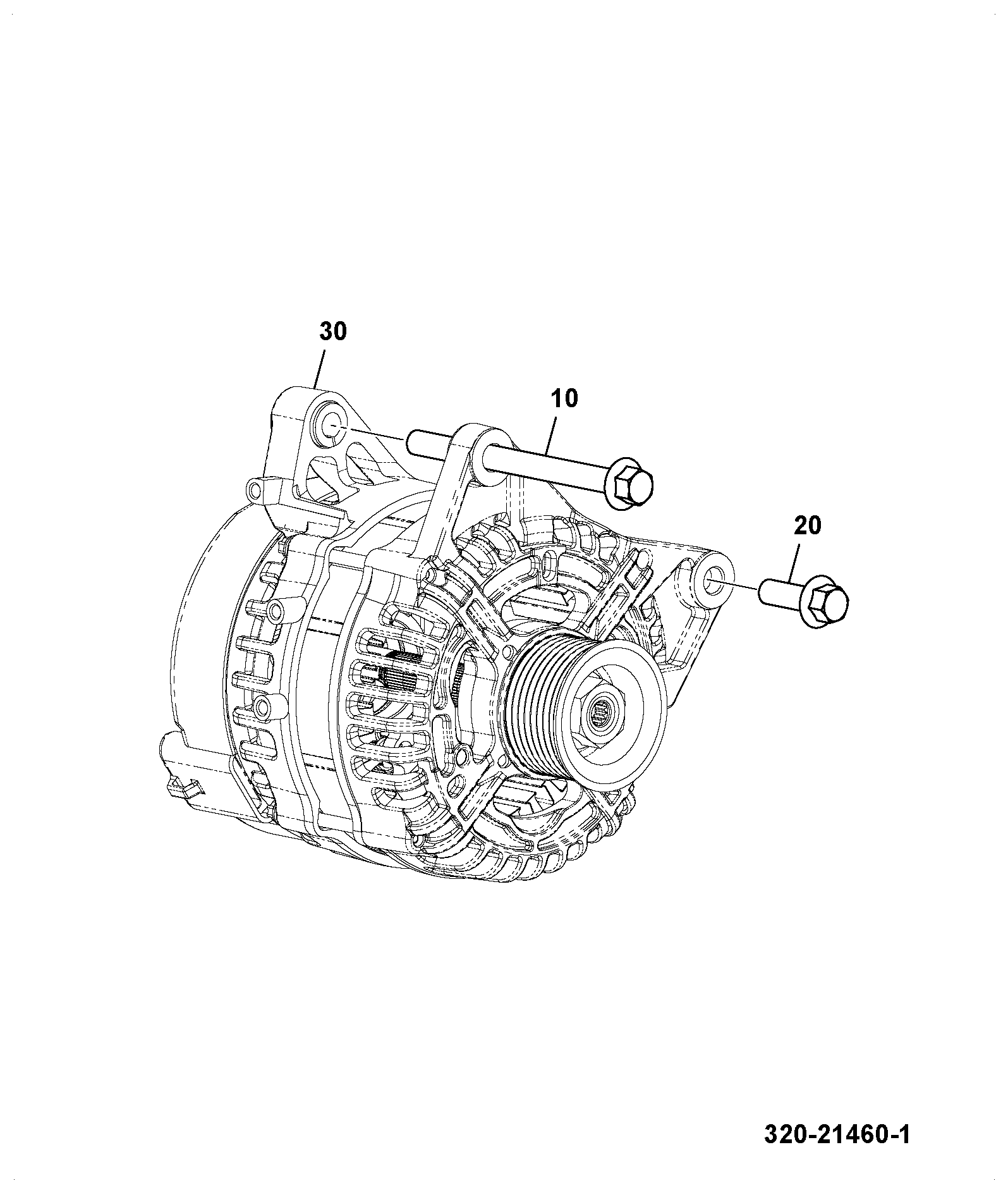 Генератор 28V-100A (24-V) JCB 320/A8513