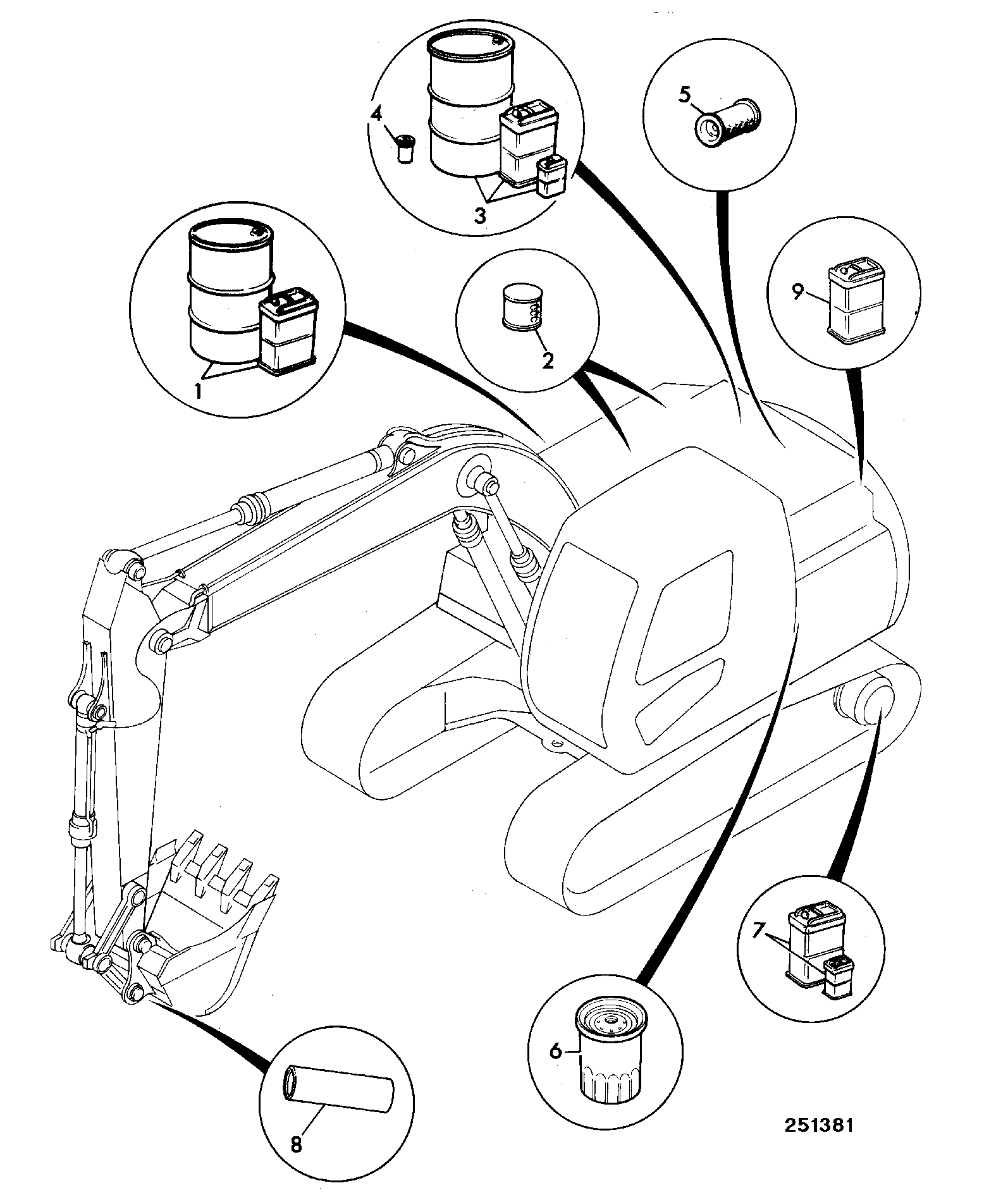 Фильтр топливный JCB FF5108