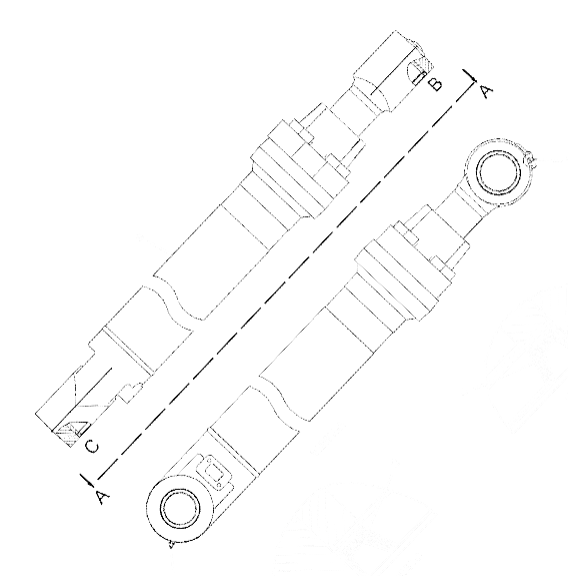 Гидроцилиндр ковша CAT 330D - 242-6767 GM