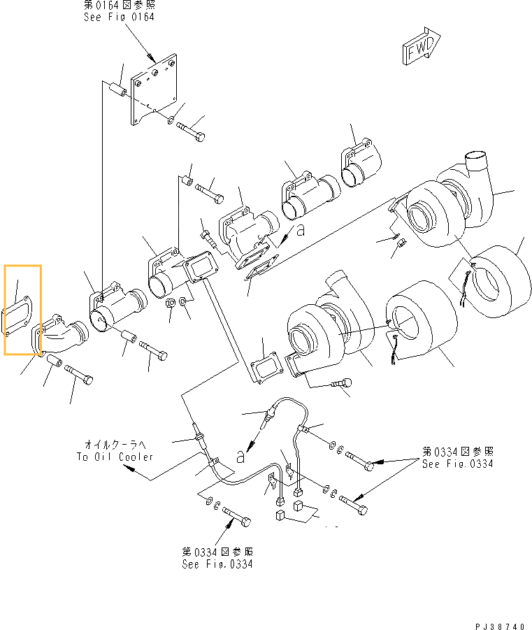 Прокладка Komatsu - 6162-13-5810 G.A.spa AM
