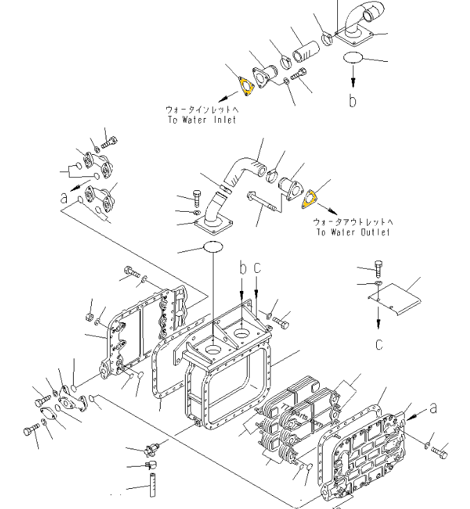 Прокладка Komatsu - 6210-61-6341 STSZ