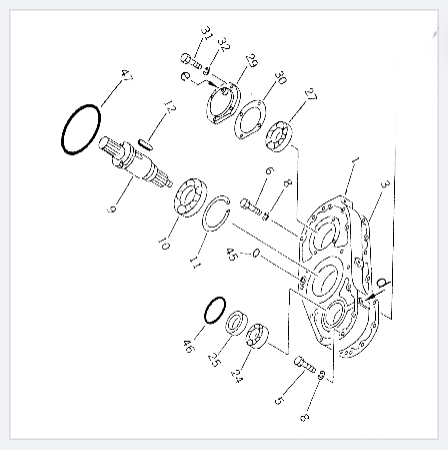 О-кольцо KOMATSU 07000-02105 (ETP), VR