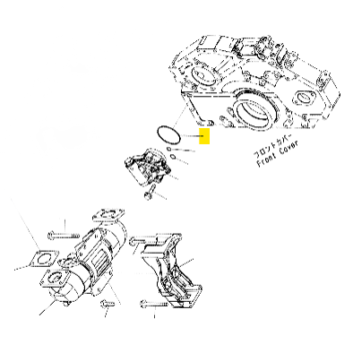 О-кольцо Komatsu 07000-72012 AM