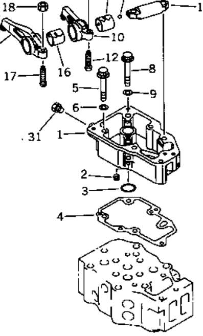 Прокладка KOMATSU SA6D140 - 6210-11-7813 ETP AM
