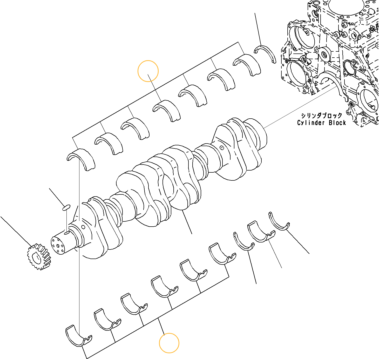 Вкладыши коренные Volvo D12 D13 - 037HL21040000 STD MAHLE VR Вкладыши коренные Volvo D12 D13 - 037HL21040000 STD MAHLE VR