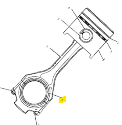 Вкладыши шатунные CAT 4W5739, 4W-5739, ITR AM Вкладыши шатунные CAT 4W5739, 4W-5739, ITR AM