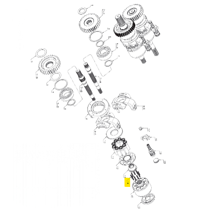 Комплект поршней для KAWASAKI K5V200DPH (9шт) Handok AM Комплект поршней для KAWASAKI K5V200DPH (9шт) Handok AM