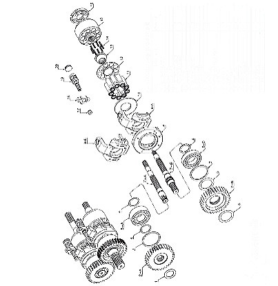 Комплект уплотнений KAWASAKI K5V200DPH NOK AM