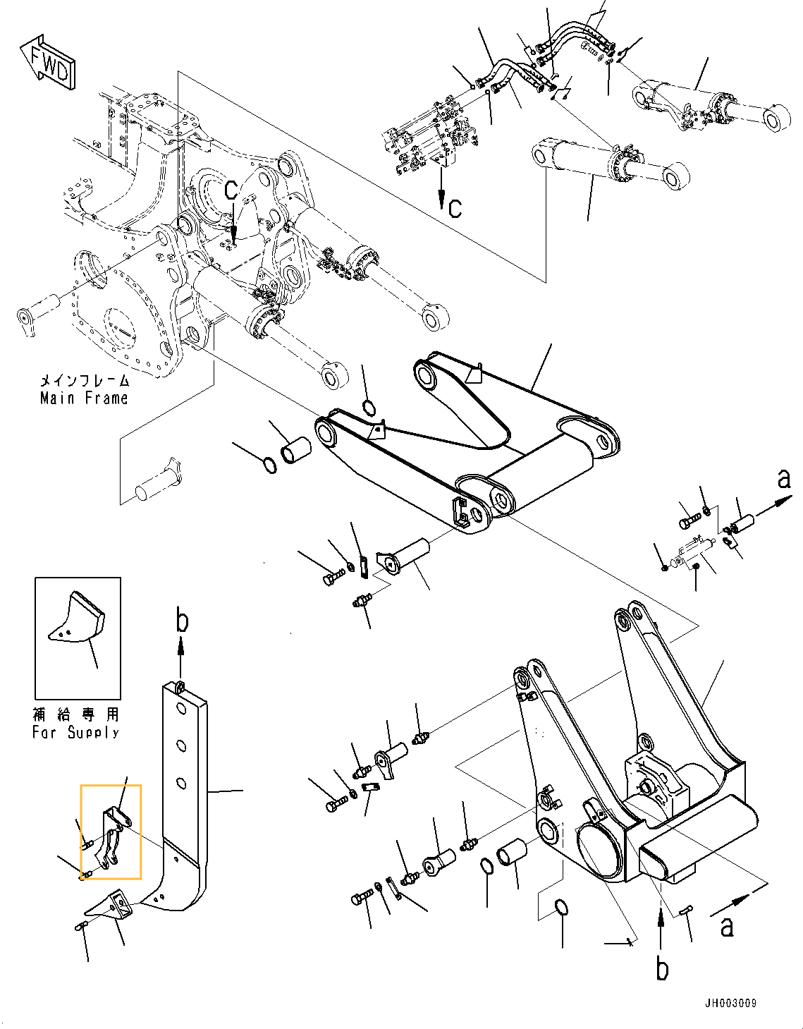 Защитный кожух Komatsu D375 - 195-78-71111 Защитный кожух Komatsu D375 - 195-78-71111