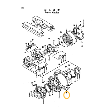 Звезда Hitachi ZX230, ZX240, ZX200-2 - 1010203 TKK Звезда Hitachi ZX230, ZX240, ZX200-2 - 1010203 TKK