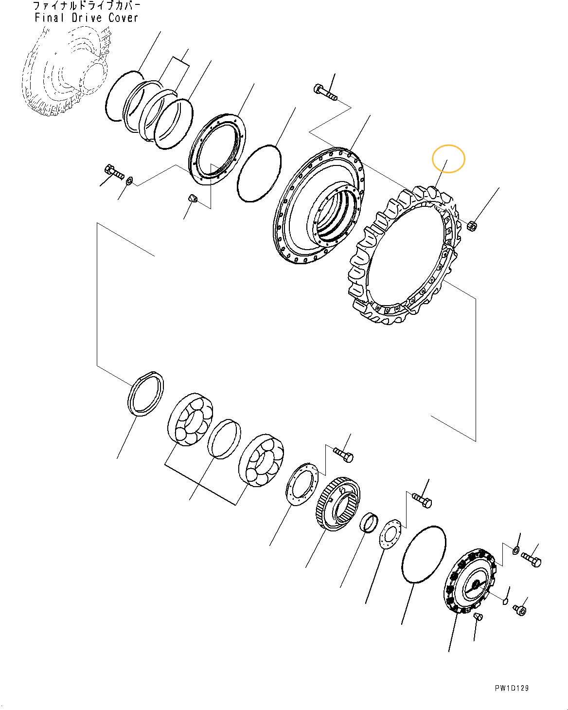 Сегмент Liebherr 11211189 Сегмент Liebherr 11211189