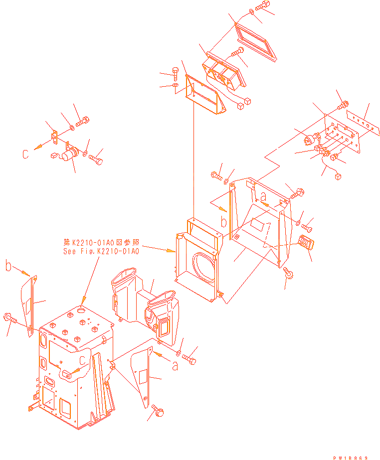 Панель в сборе KOMATSU 7831-63-7000 Панель в сборе KOMATSU 7831-63-7000