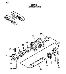 Каток опорный Hitachi ZX200-3 - 9134243 GM Каток опорный Hitachi ZX200-3 - 9134243 GM