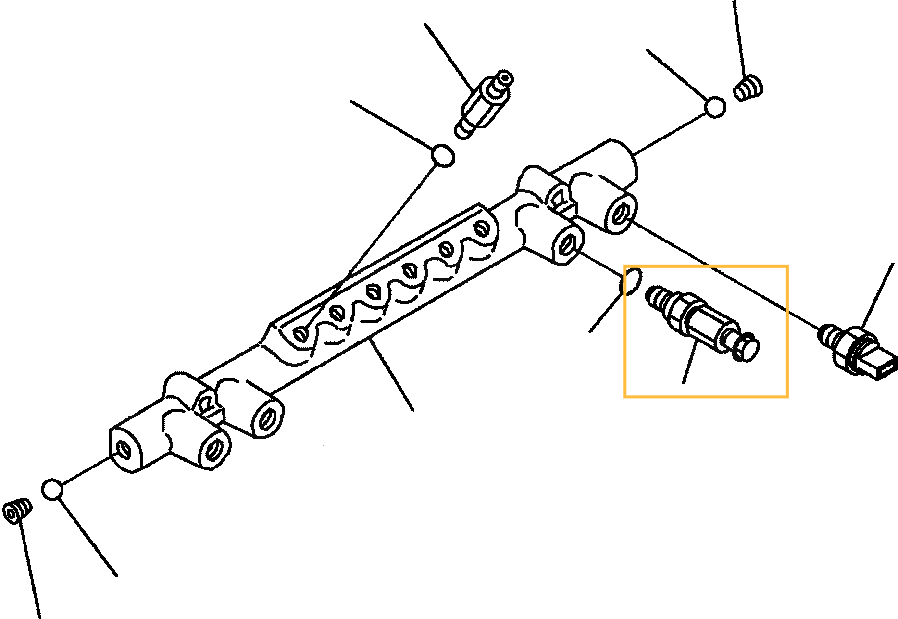 Редукционный клапан Komatsu PC400 - ND095420-0140 AM