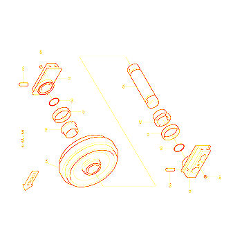 Ленивец Hitachi ZX200-3 - 9145269 ESMI Ленивец Hitachi ZX200-3 - 9145269 ESMI