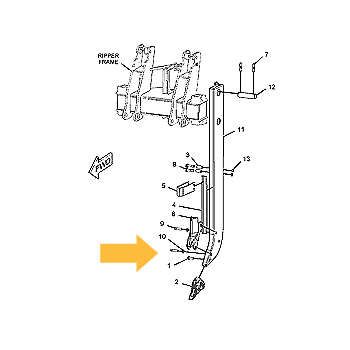 Палец коронки CAT 6Y1202, 6Y-1202 AM Палец коронки CAT 6Y1202, 6Y-1202 AM