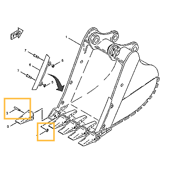 Палец со стопорным кольцом CAT 8E-8409, 8E8409 Палец со стопорным кольцом CAT 8E-8409, 8E8409