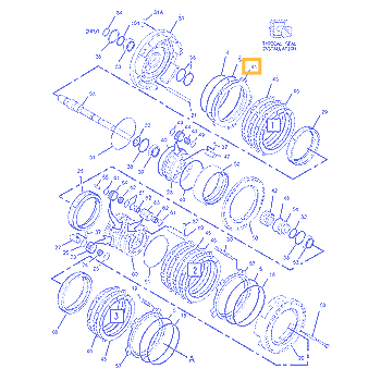 Диск муфты сцепления CAT 6I-8500 Диск муфты сцепления CAT 6I-8500