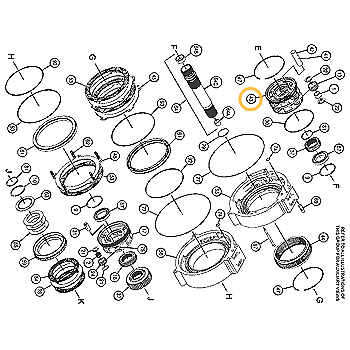 Планетарная передача моста CAT 112-8041 Планетарная передача моста CAT 112-8041
