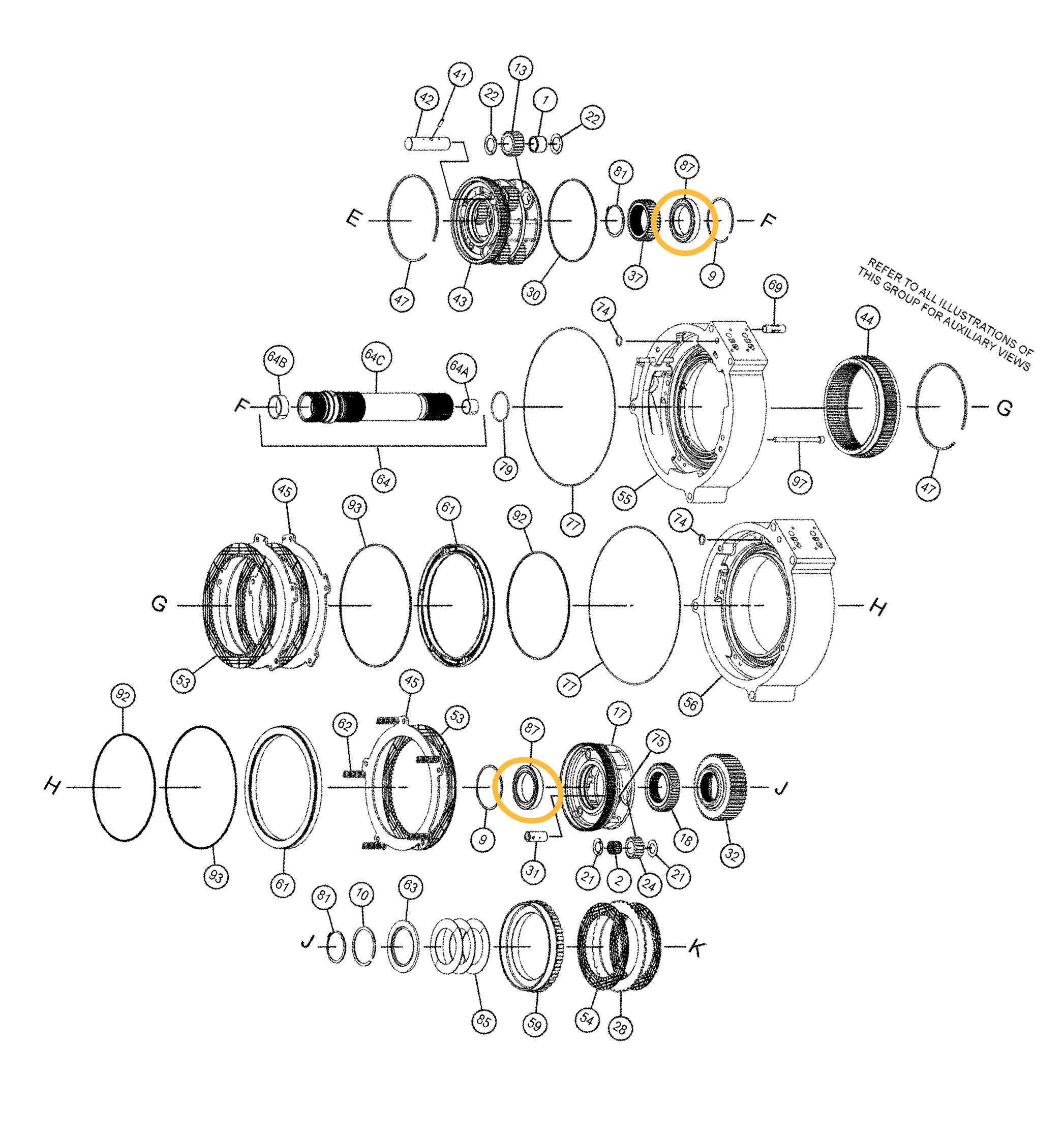 Подшипник CAT 527 - 7T-8816 Подшипник CAT 527 - 7T-8816