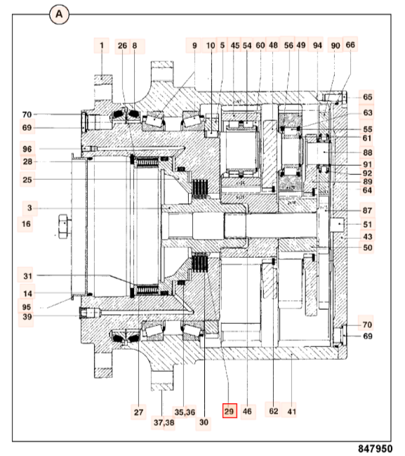 Диск JCB 7210/10356