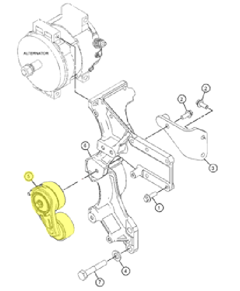 Натяжитель ремня 2637A001 Perkins 