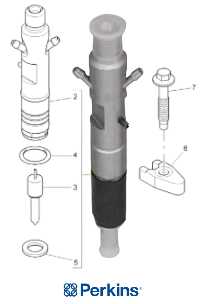 Форсунка 2645K022 Perkins 