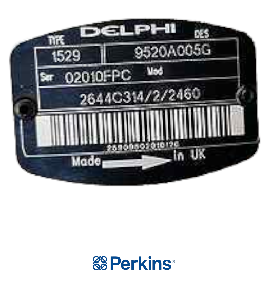 ТНВД Perkins 9520A005G Delphi 9520A001G