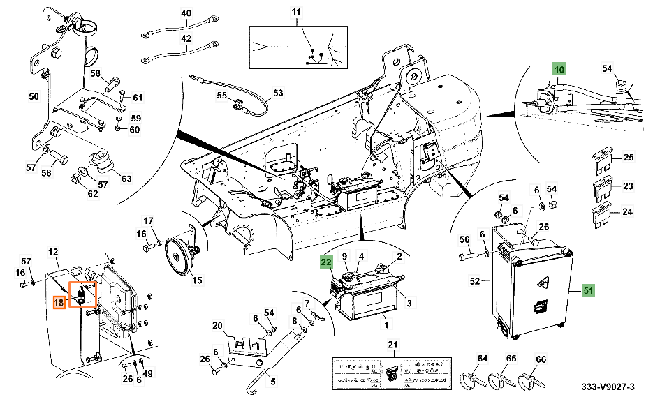 Датчика температуры JCB 320/09648, 320-09648, 32009648